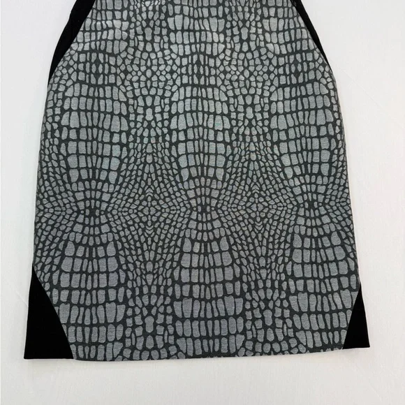 Diane Von Furstenberg DVF Emma Nightfall Silee Black Pencil Skirt Size 2 - Picture 5 of 6